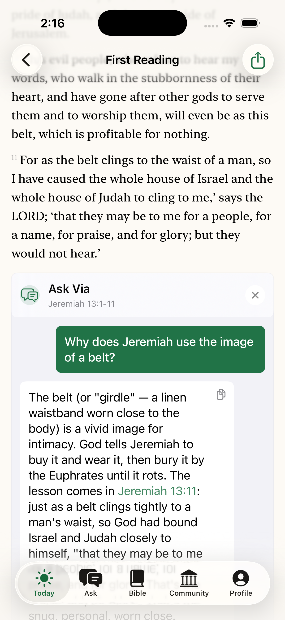 Via Catholic Ask Via prompt over Scripture
